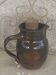 Refreshing carafe in glazed ceramic and vintage cork stopper