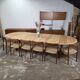 Dyrlund, vintage 1960s XXXXL extendable Danish dining table