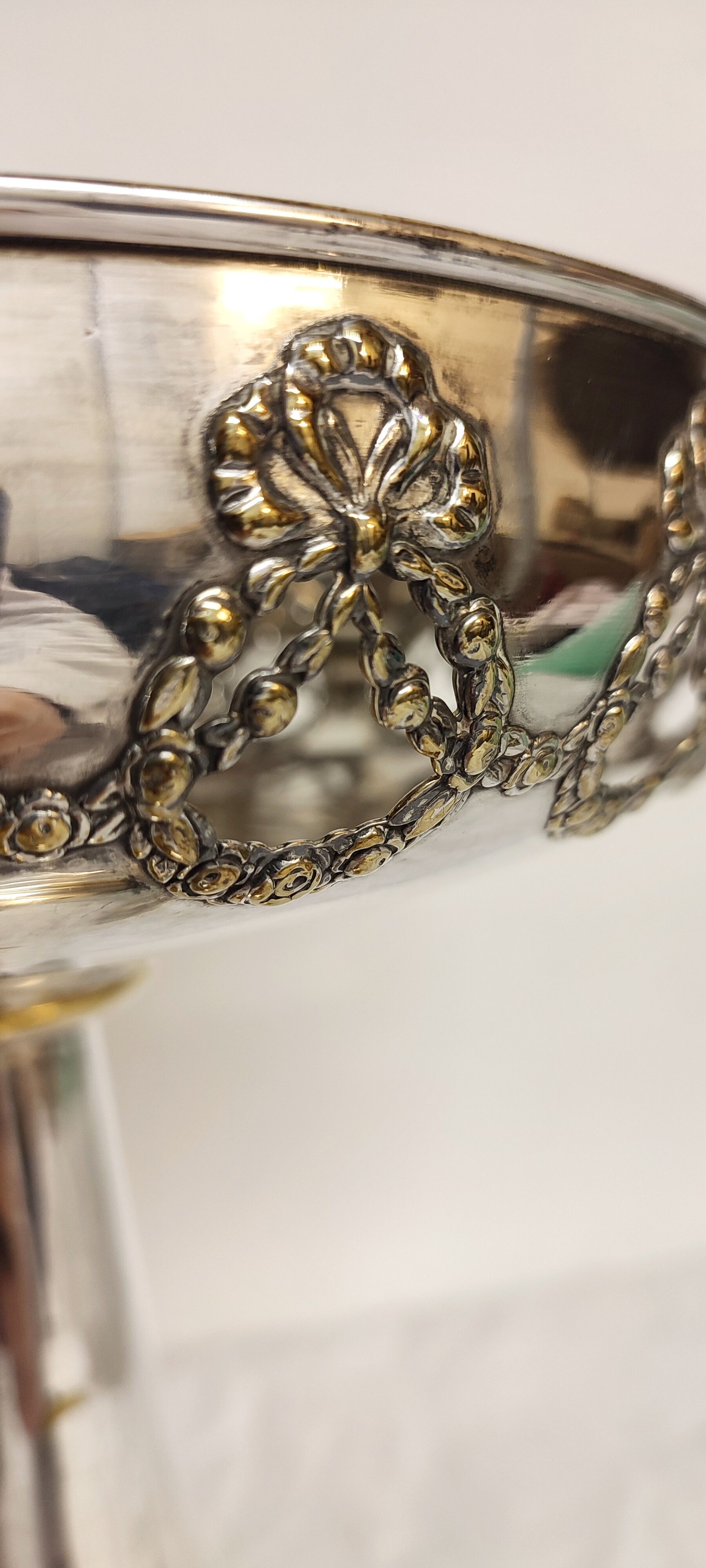Brass fruit bowl, Austria, 1940