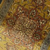PERSIAN rugs, QOM, Iran - 80 cm x 130 cm, knotted hand, 1970