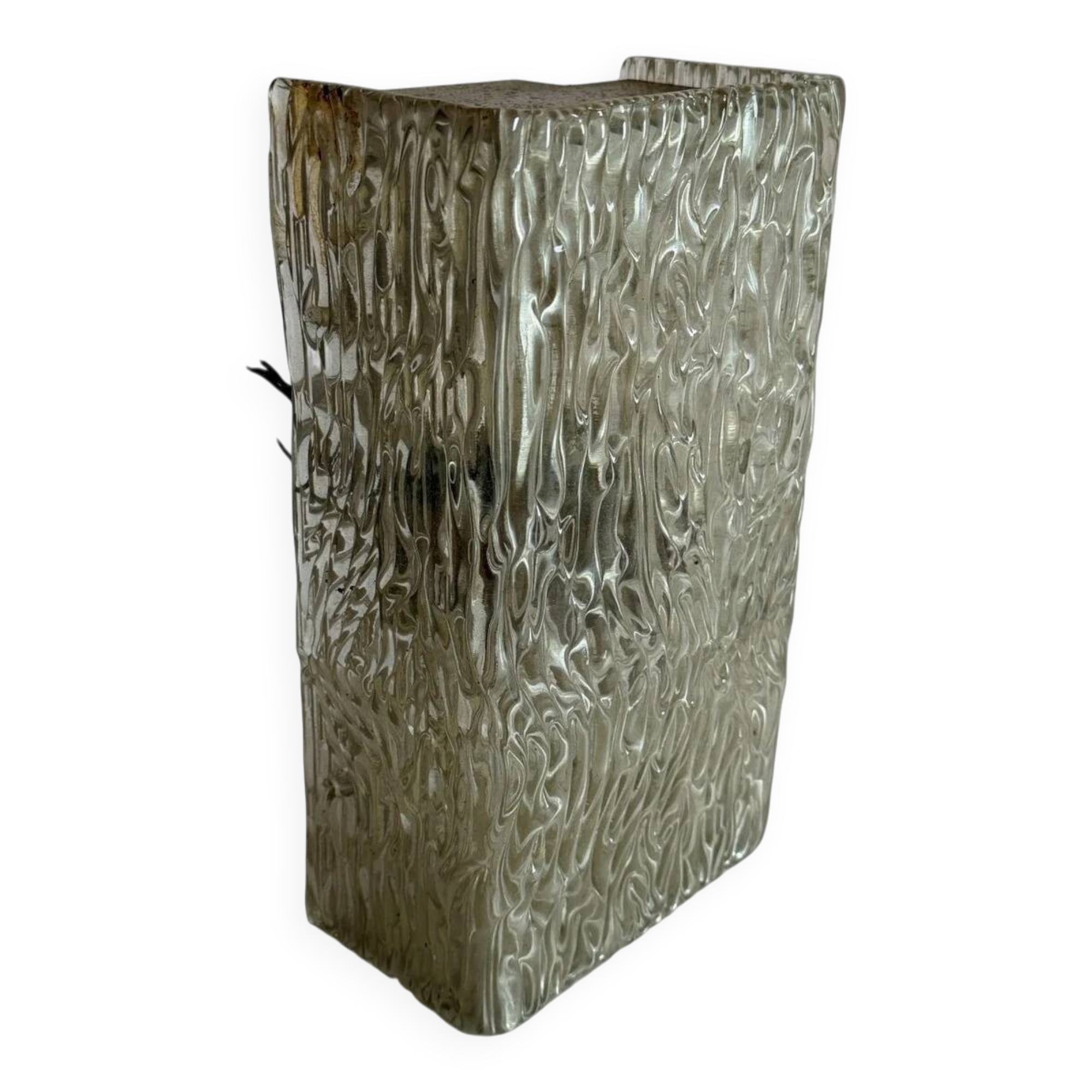 Large Rectangular Wall Light LUNEL ARLUS Vintage 50's 60's