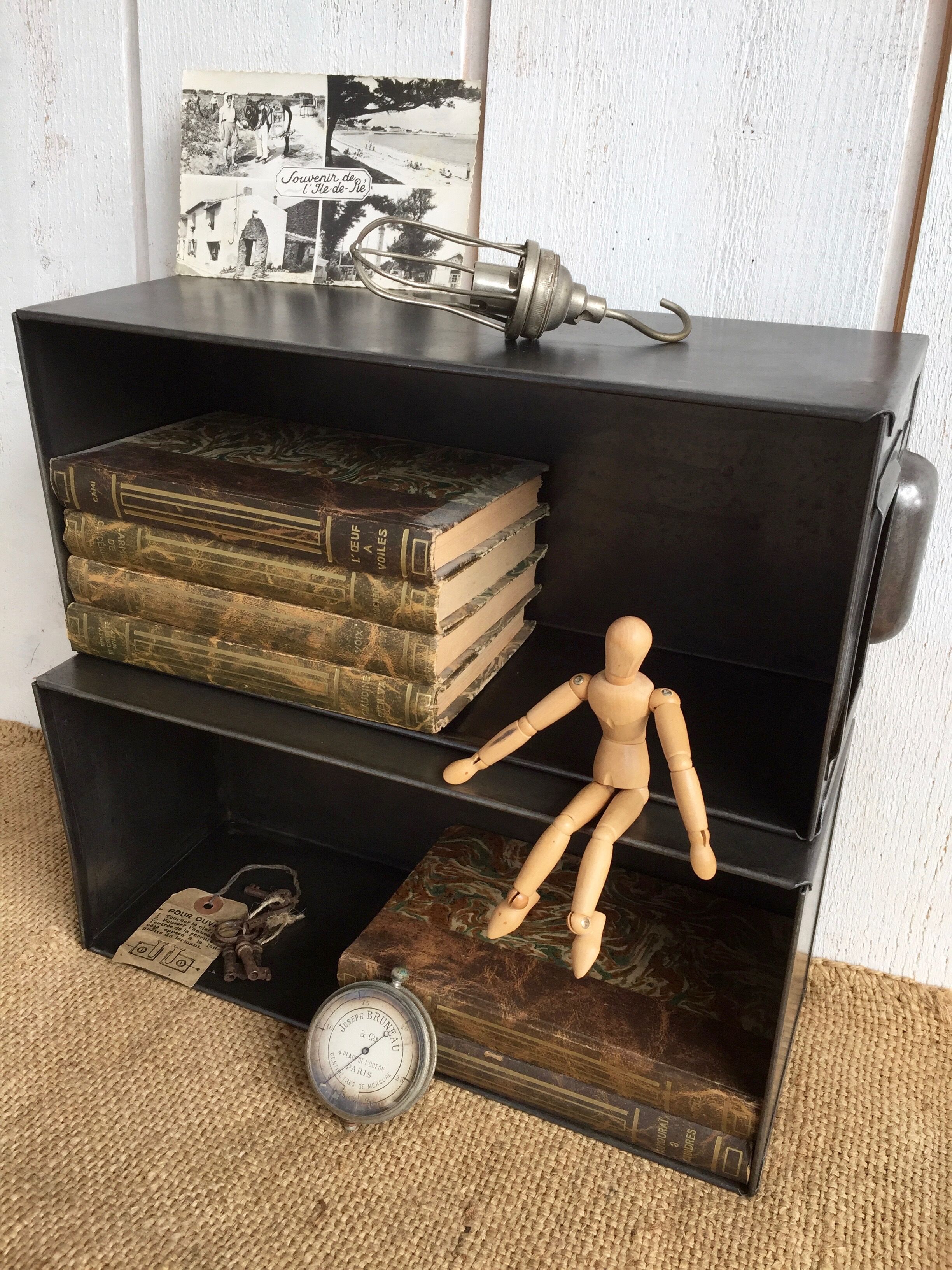 Pair of industrial drawers