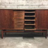 Danish rosewood highboard, 1960