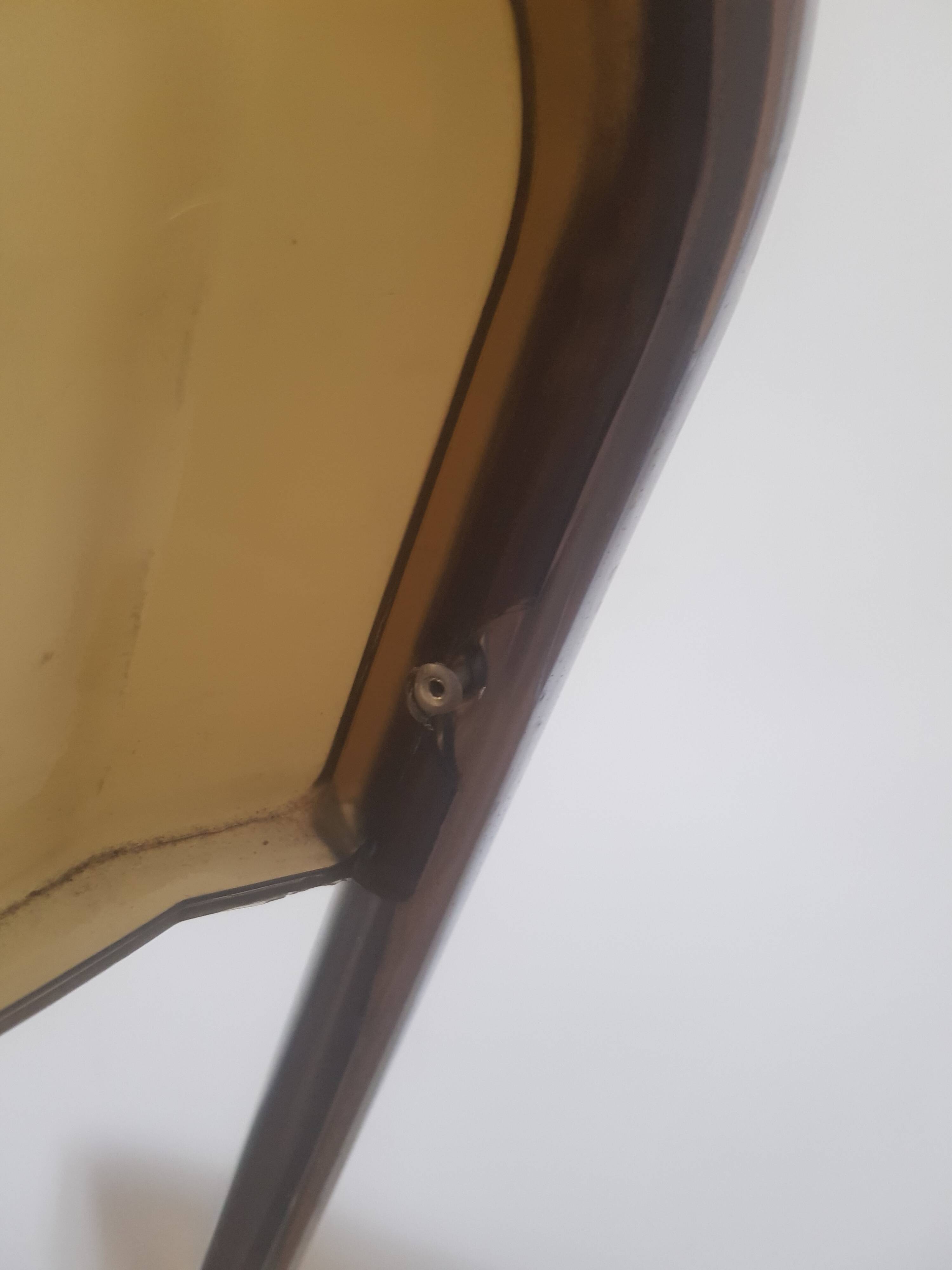 Metal and plexiglass folding chair