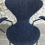 Pair armchairs 3270 butterfly series Arne Jacobsen for Fritz Hansen, vintage 1964