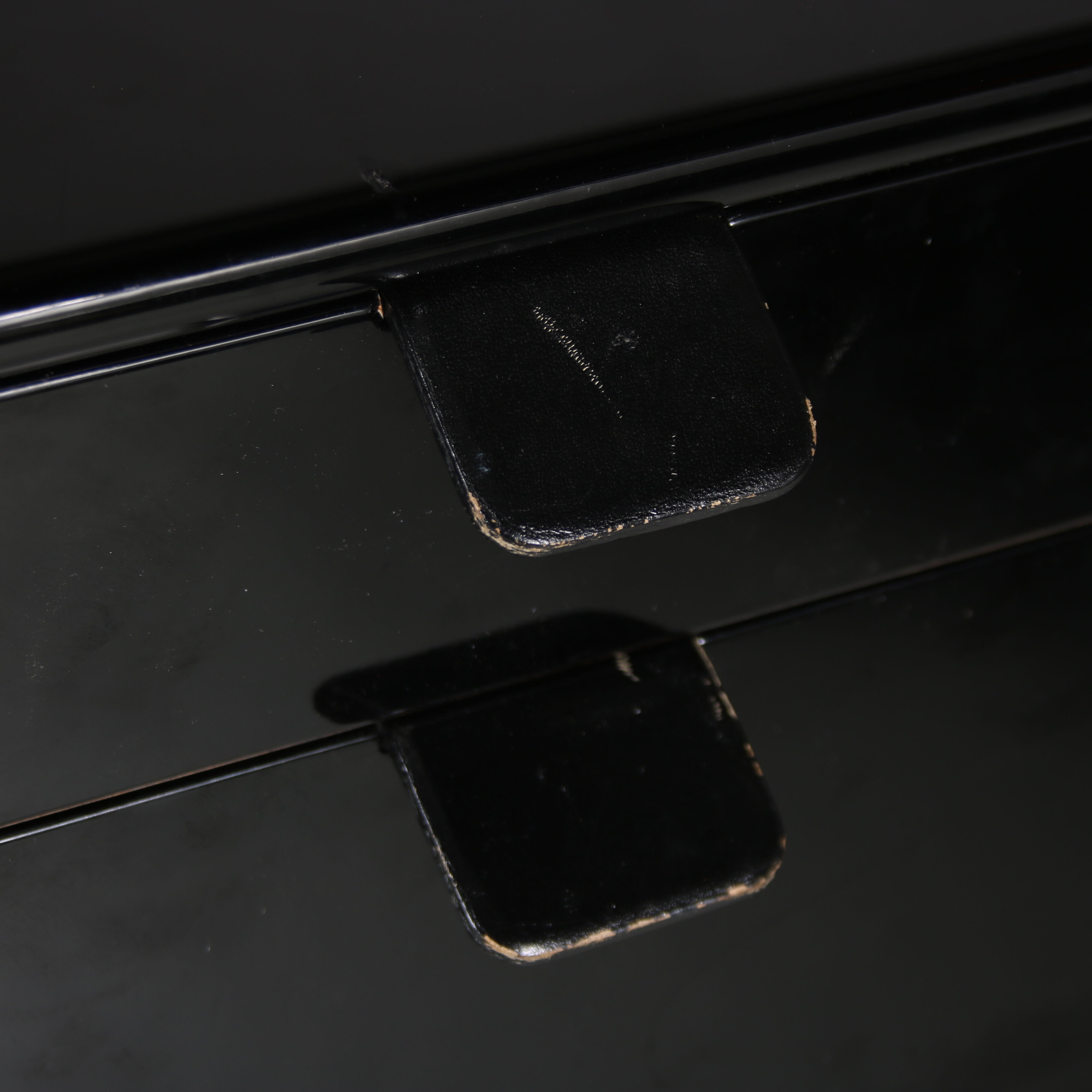 Commode en bois noir des années 1980 par Interlubke, Allemagne