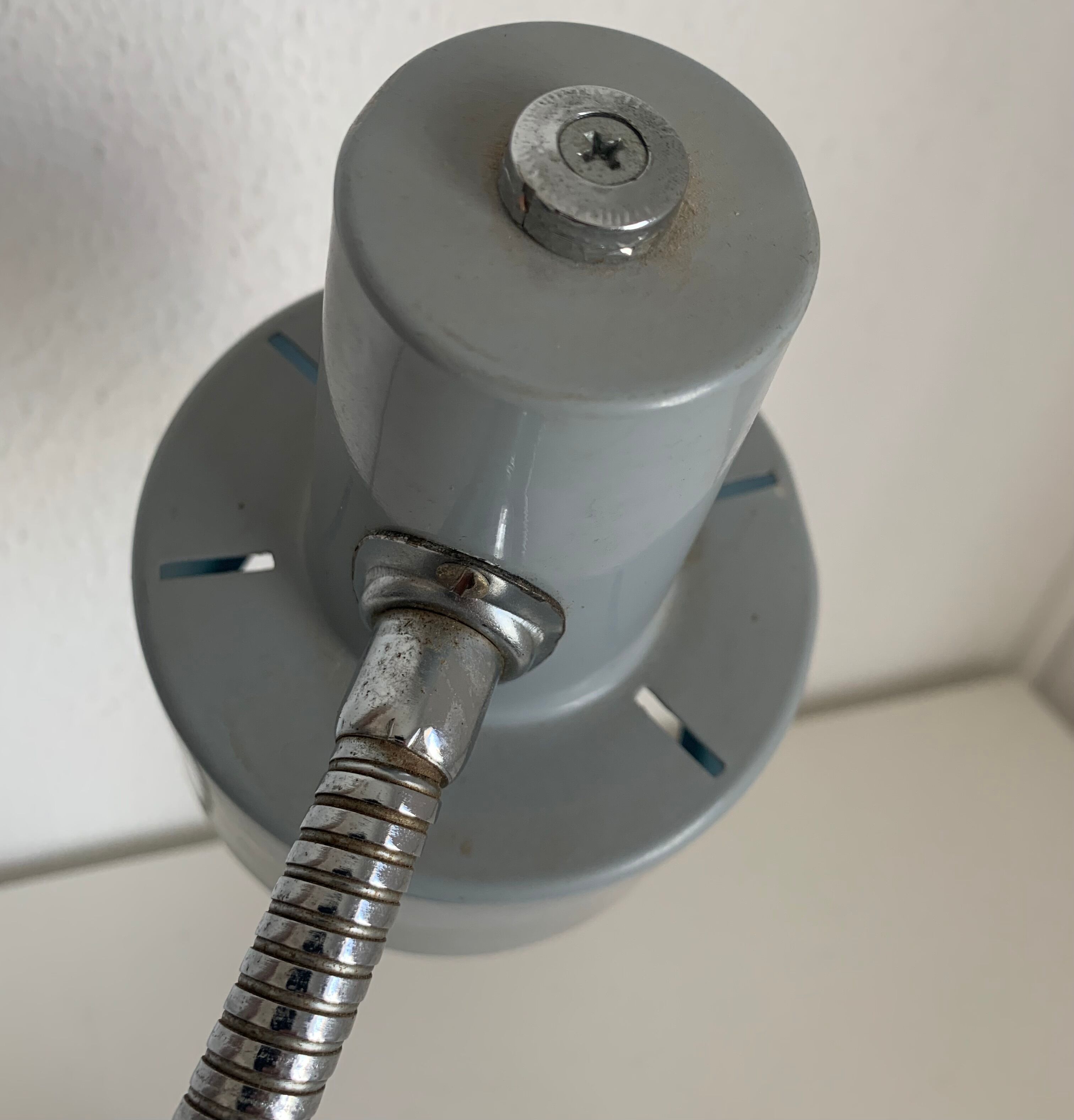 Vintage lamp 1970 desk dimmer Chiely engineer - 40 cm