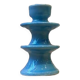 Baby blue sky blue candle holder