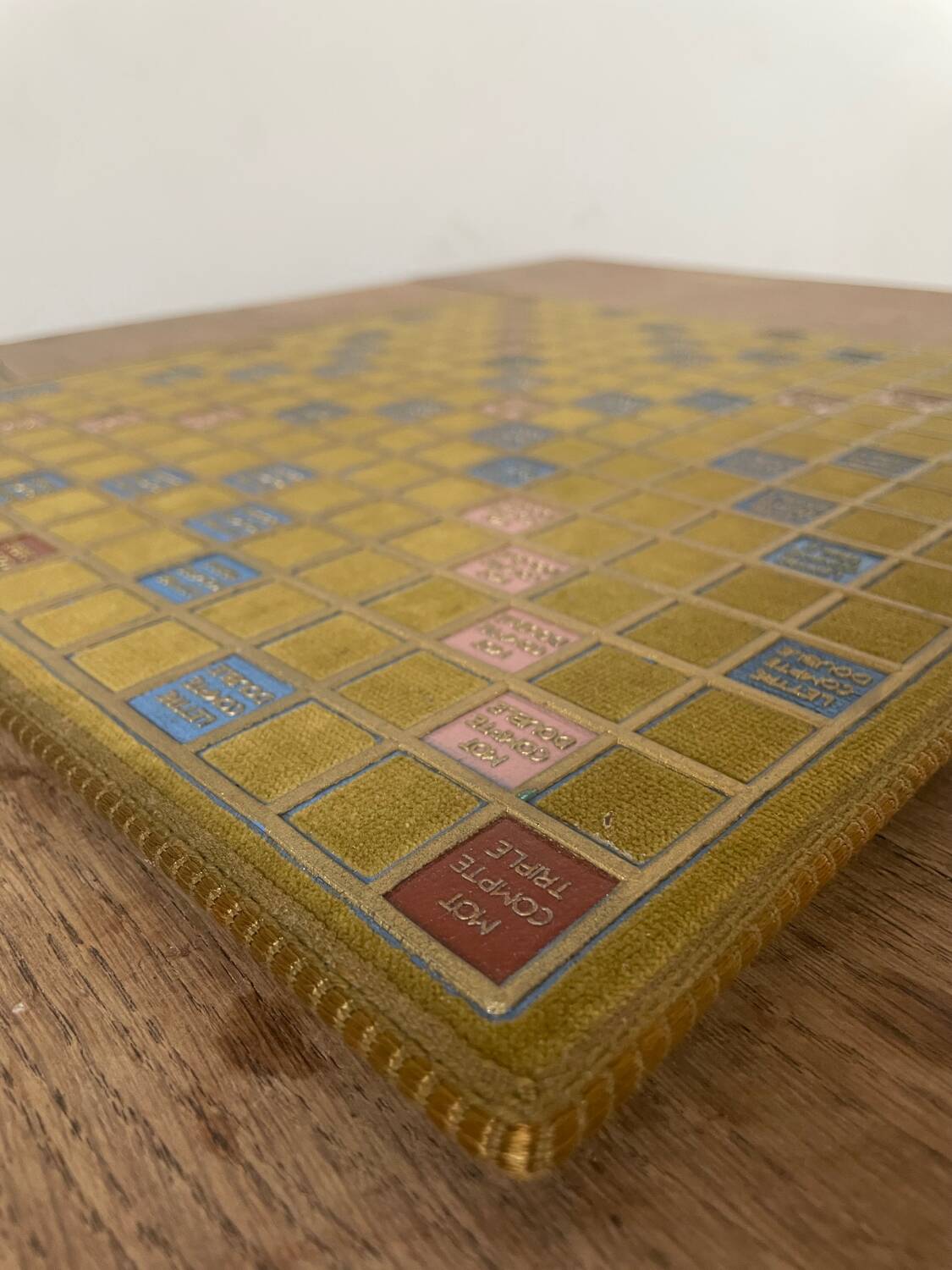 Scrabble en velours par Smir, édition limitée