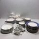 Tableware, complete 94-piece Limoges porcelain dinner service, 20th century