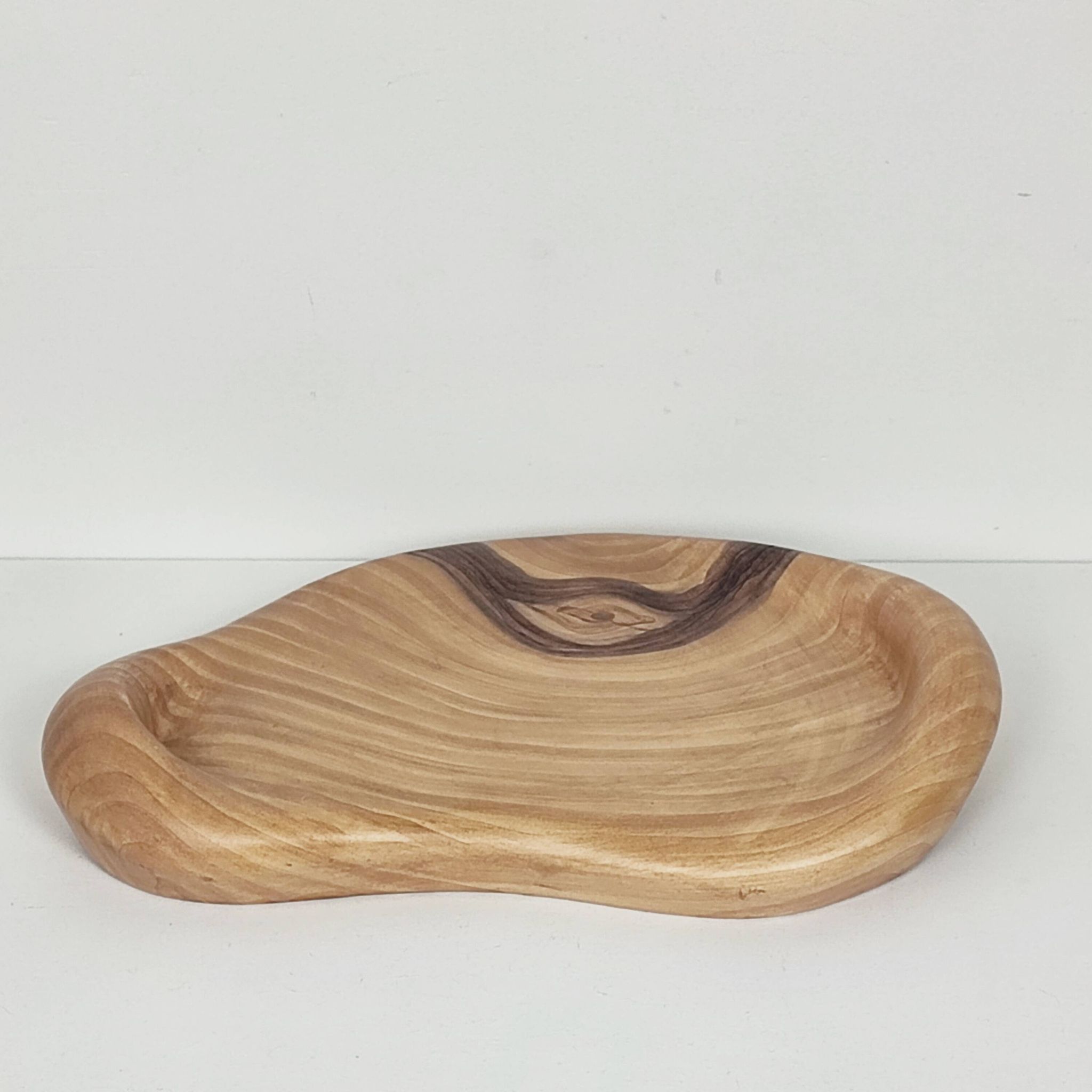 "Faux wood" dish Vallauris 60'