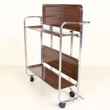 Folding serving in chromed metal vintagedanois