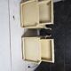 Pair of Louis XV style bedside tables with patina