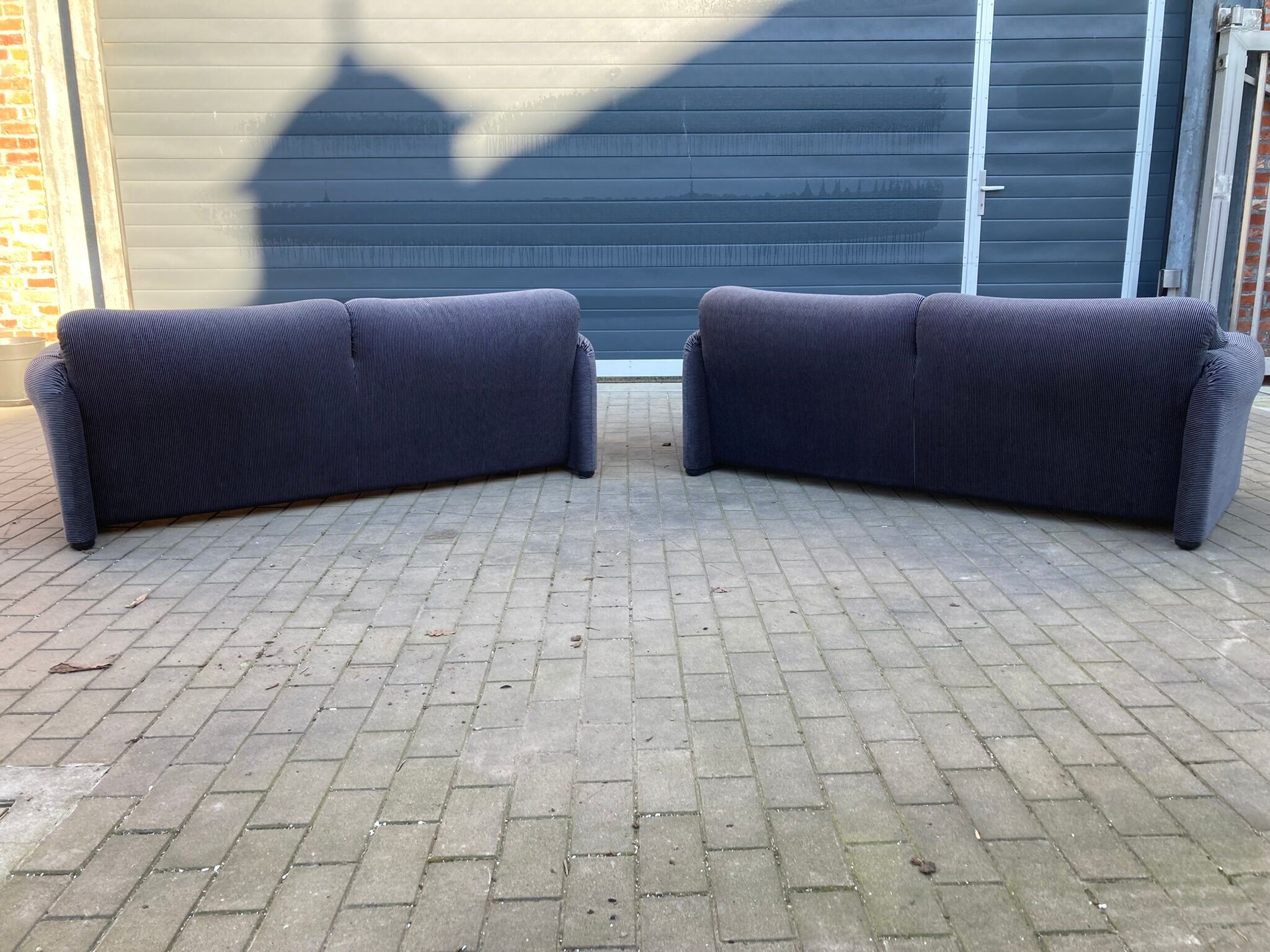 2x Cassina Maralunga 2places (190cm) by Vico Magistretti