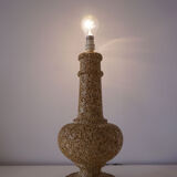 Reconstructed stone lamp base 1970