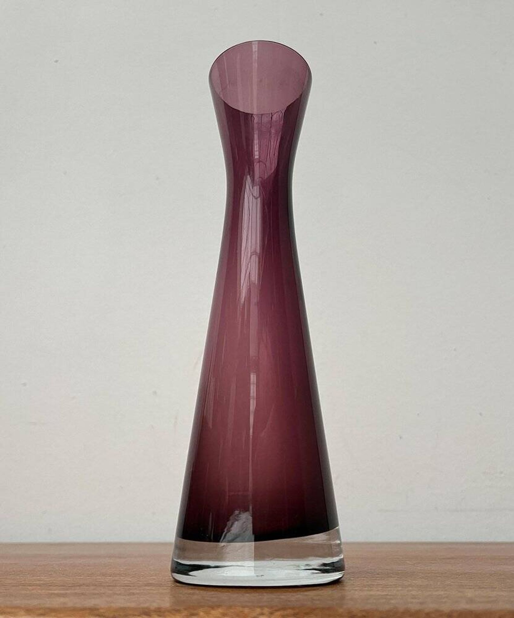 Mid-century glass vase Diabolo by Ingrid Glas, Germany, 1960s