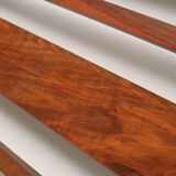 Wall mirror in walnut 60 - 80x106cm