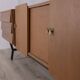 LARGE VINTAGE SIDEBOARD FROM THE 1960S IN TEAK AND BRASS, ITALIAN DESIGN