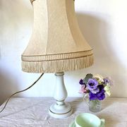 Lampe en opaline vintage
