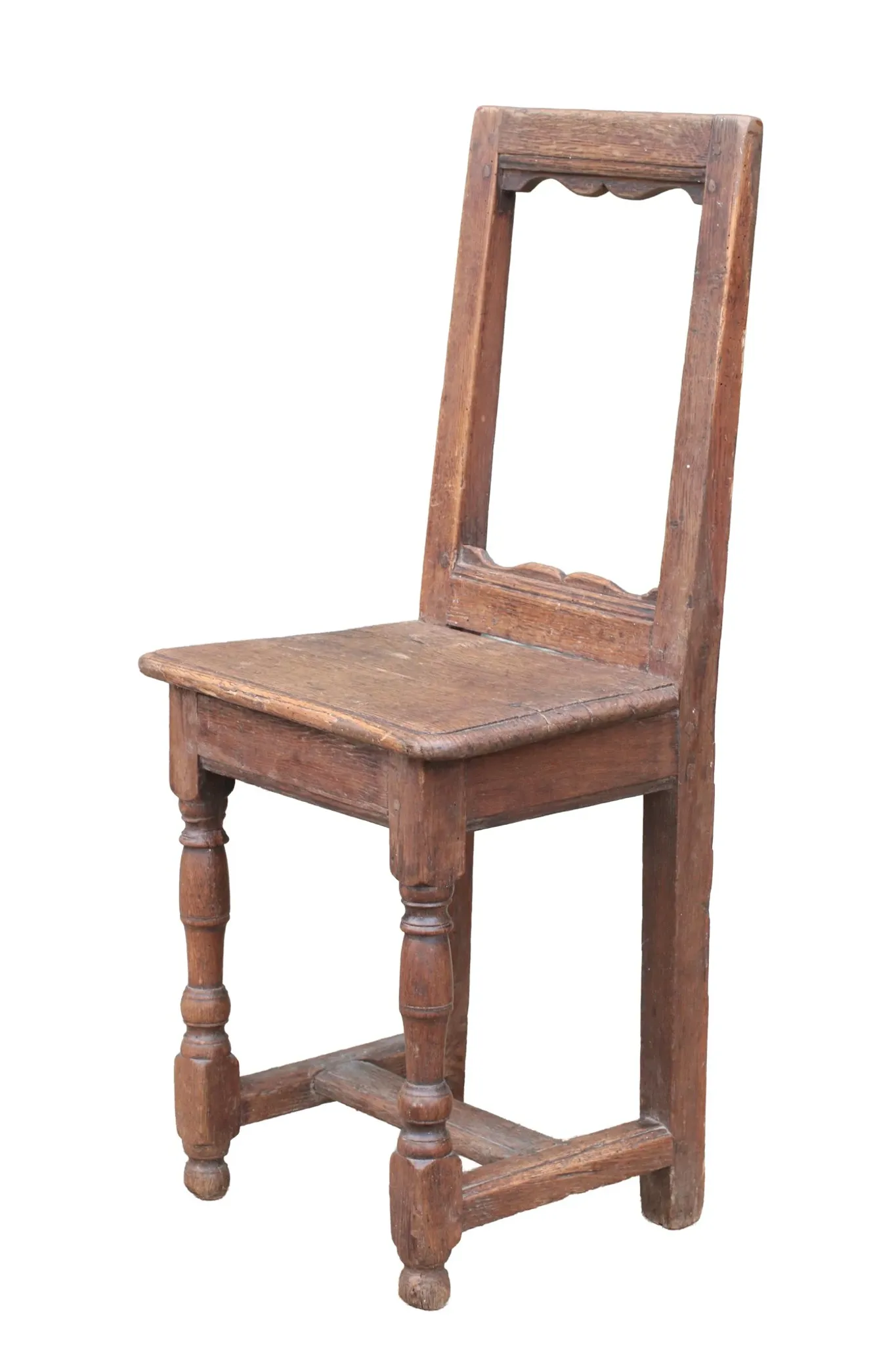 French provincial oak chair, Lorraine – late 17th/early 18th c. (no. 1)