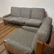 S32 sofa & its S15 armchair by Pierre Chapo, France, 1966