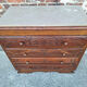 Art Deco commode, vintage antique piece with marble top.