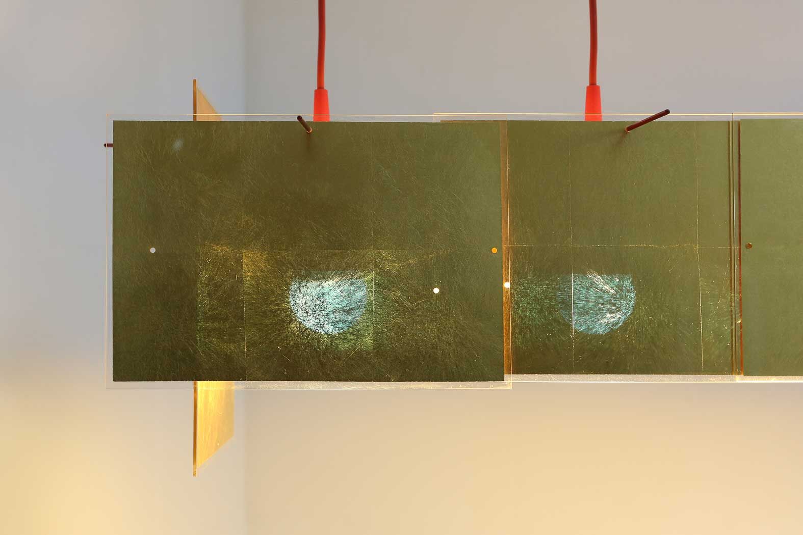 24 karat blau lamp by Ingo Maurer