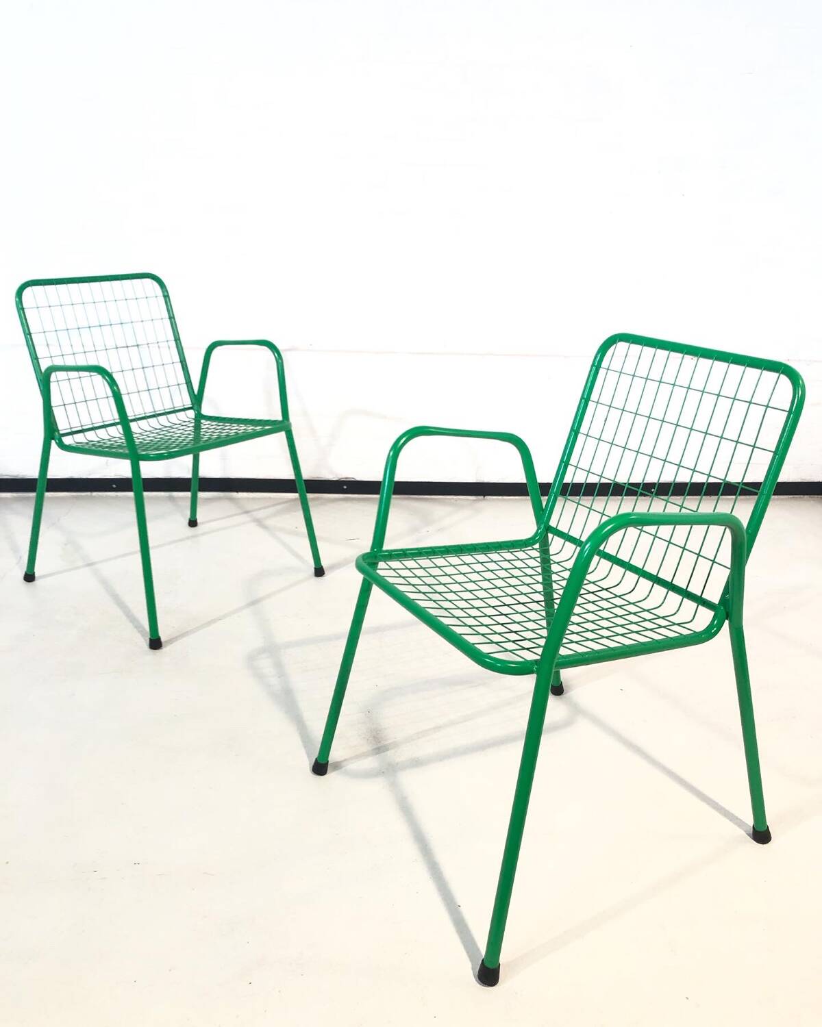 Pair of Emu Rio chairs 1980