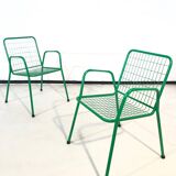 Pair of Emu Rio chairs 1980