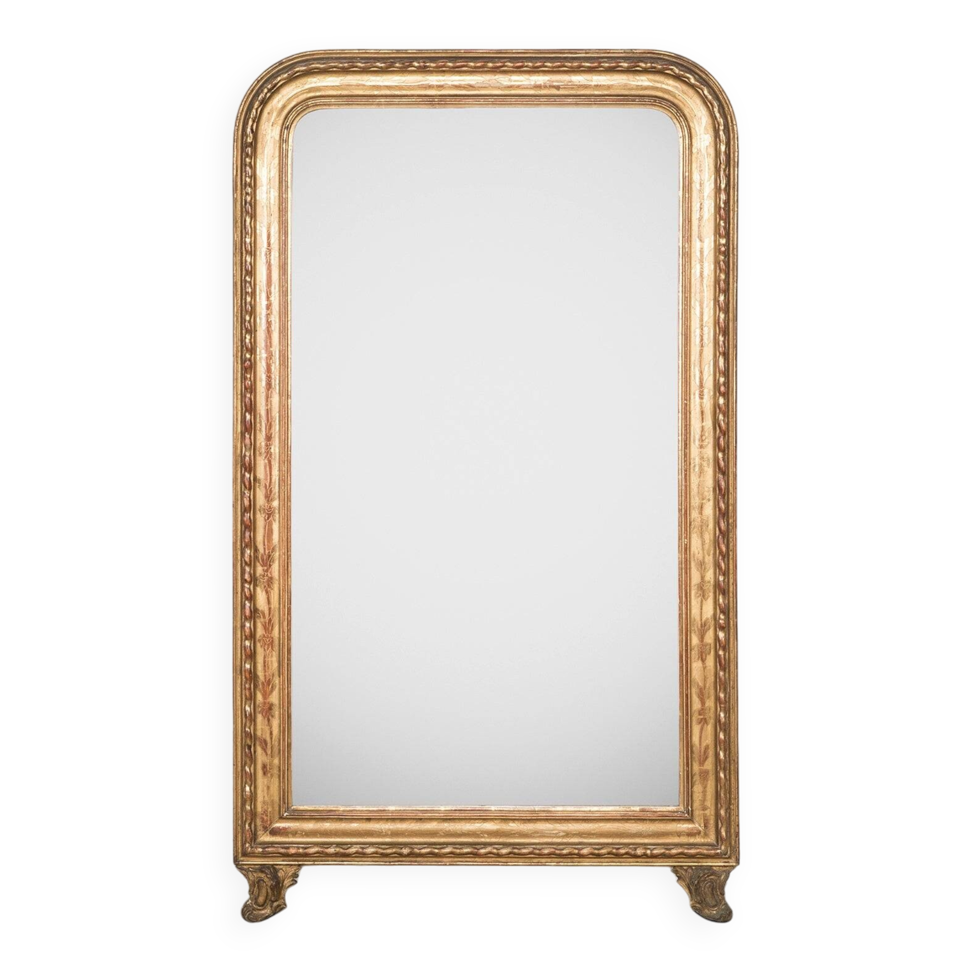 Louis Philippe Mirror with Gilded Legs