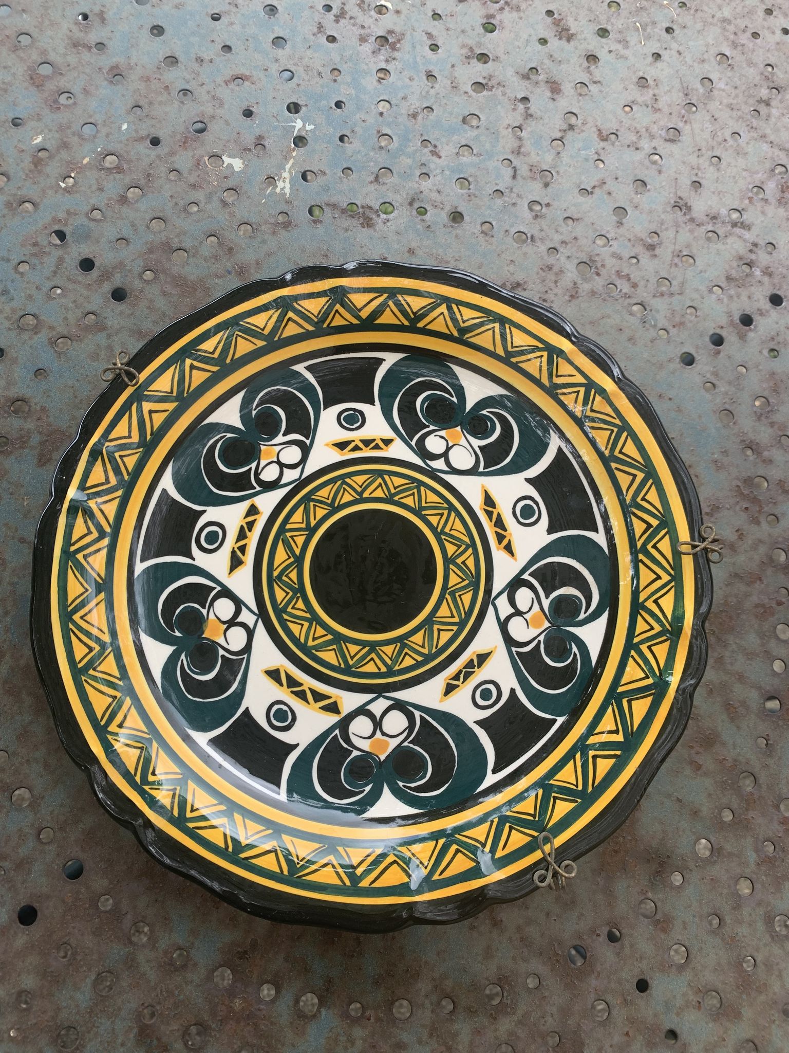 Plate in ceramic of St Jean de Bretagne