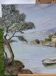 Oil on canvas seaside landscape signed B. Dumand