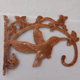 Set of 3 pretty cast iron hooks