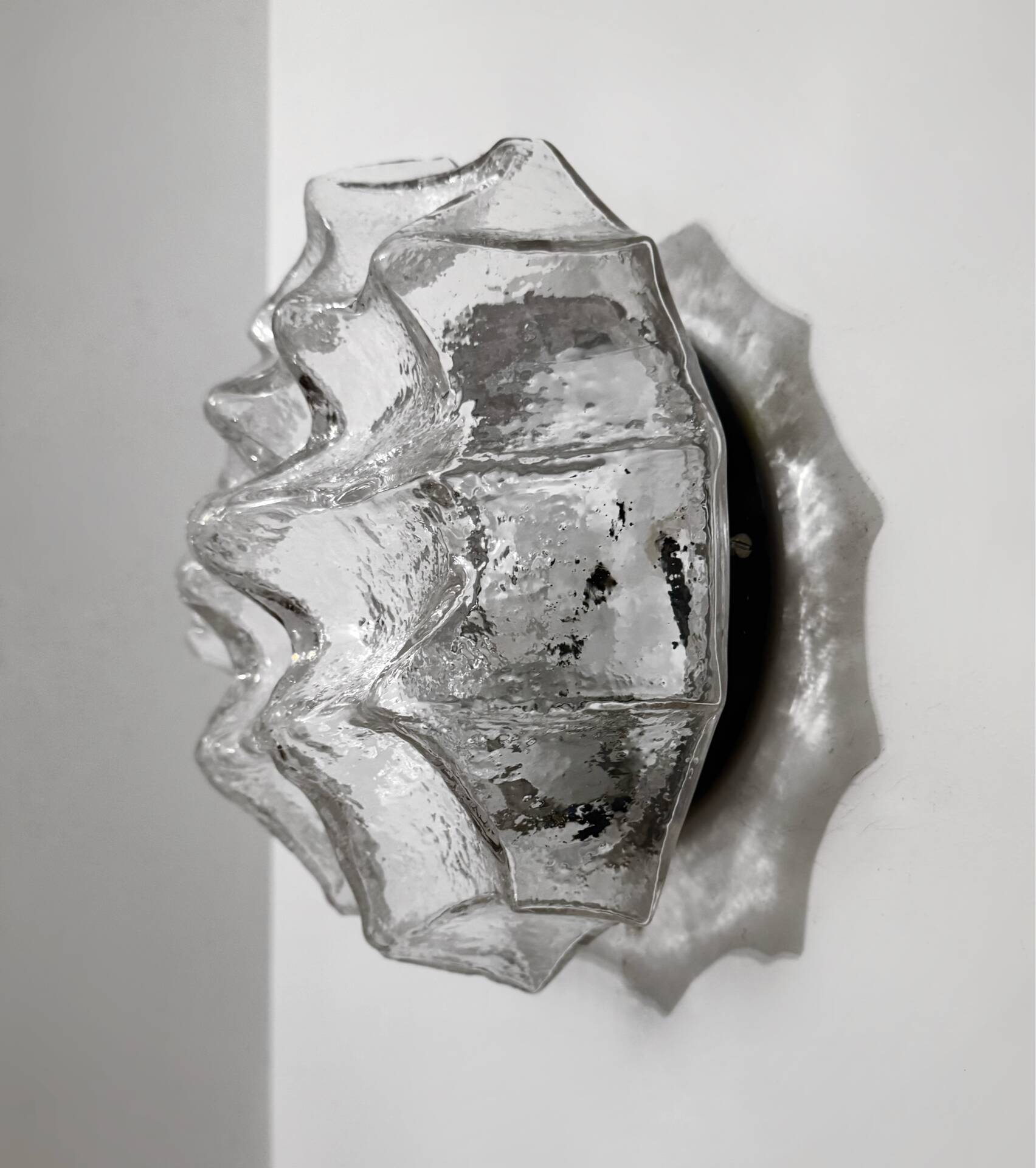 Applique verre à pointes style Carlo Nason années 60
