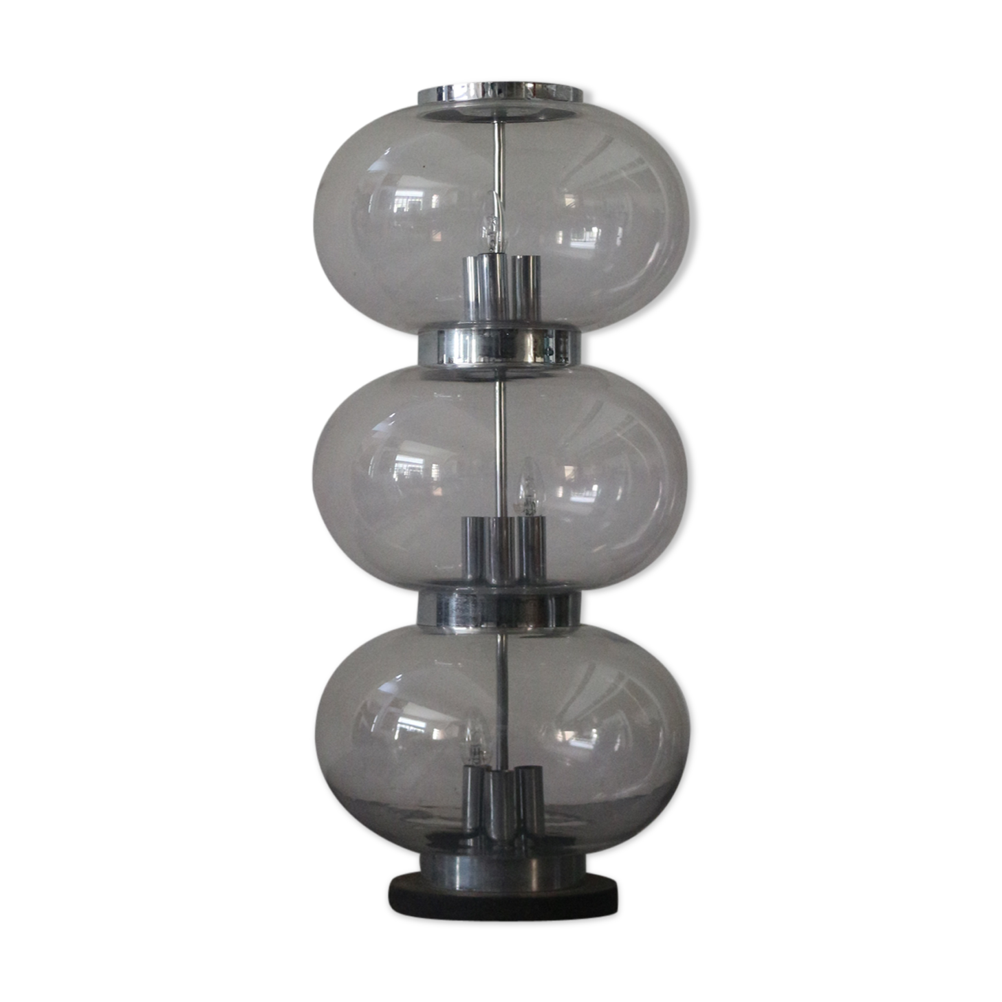 Lamp 70s glass globes