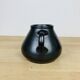 Black ceramic vase from the 1950s.