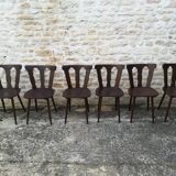 Set of 12 bistro chairs