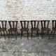 Lot de 12 chaises de bistrot