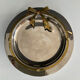 Vintage metal chrome and brass pocket tray