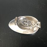 Double Travel Spoon Silver Metal