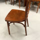 Serie de 10 chaises bistrot bois courbé