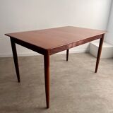 Old Scandinavian design rectangular teak table from the 60s vintage