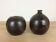 Paire de vases boule style scandinave, céramique