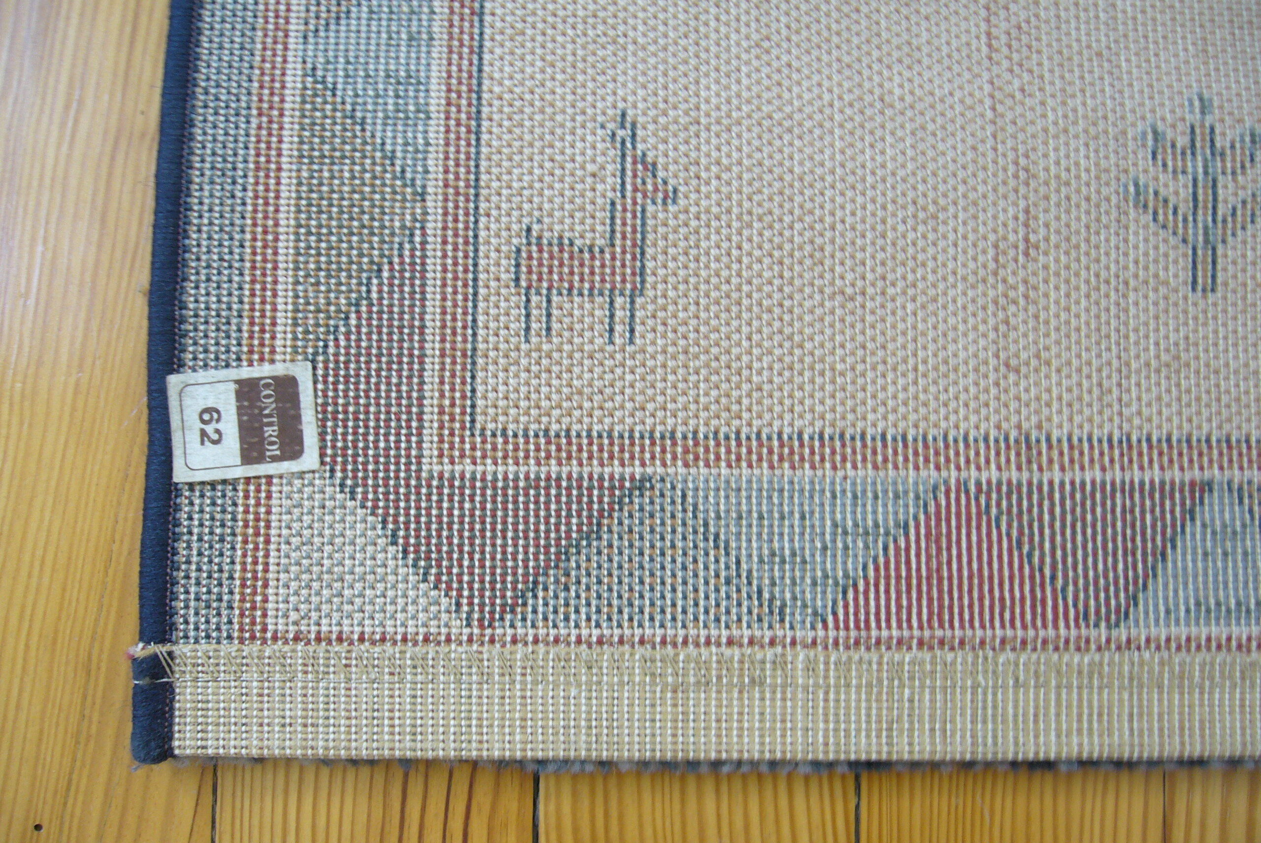 Pair of 60 x 120 Peruvian wool rugs