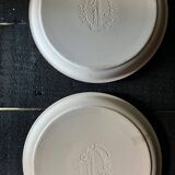 Set of 2 Sarreguemines flat plates