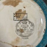 Longwy: Important bowl or empty pocket in polychrome cloisonné enamels