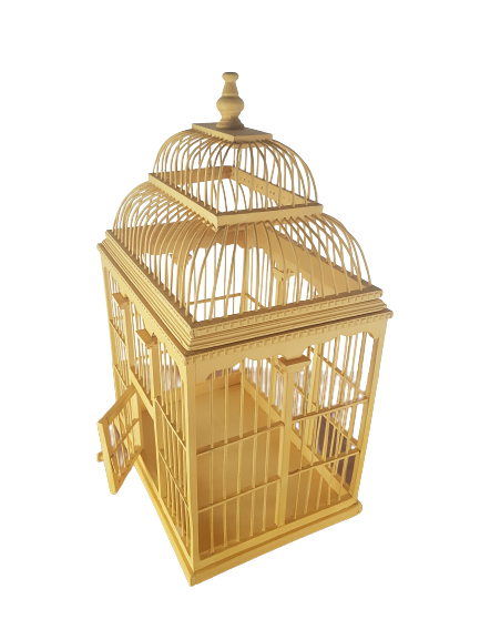 Vintage bird cage