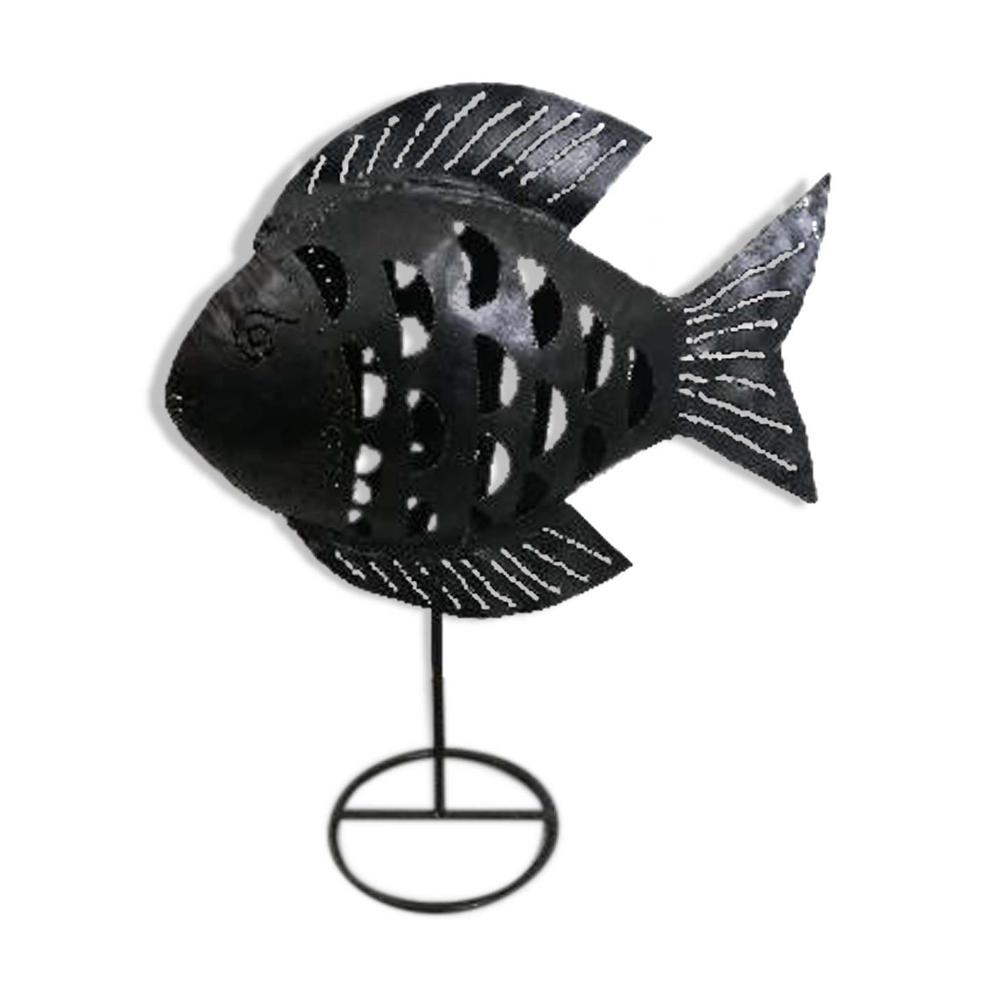 Fish candle holder