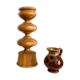 Bougeoir en bois