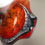 Extra Large Vintage Pop Art Opaline Florence Vase Design 1970s, Italy